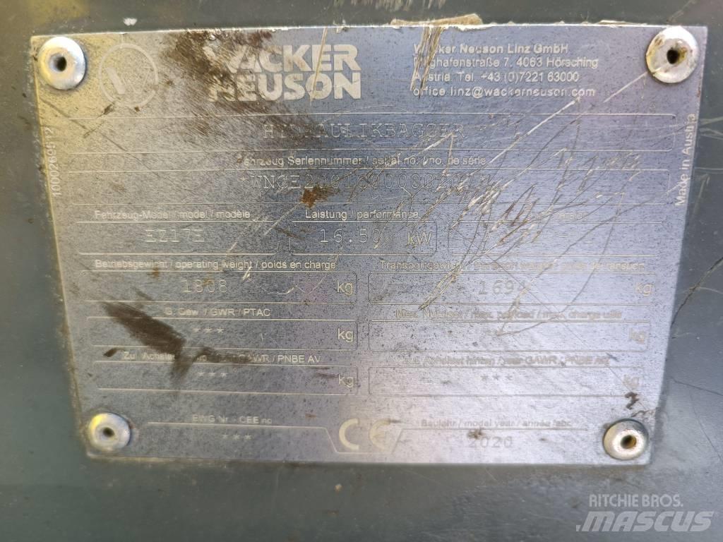 Wacker Neuson EZ17e Гусеничные экскаваторы