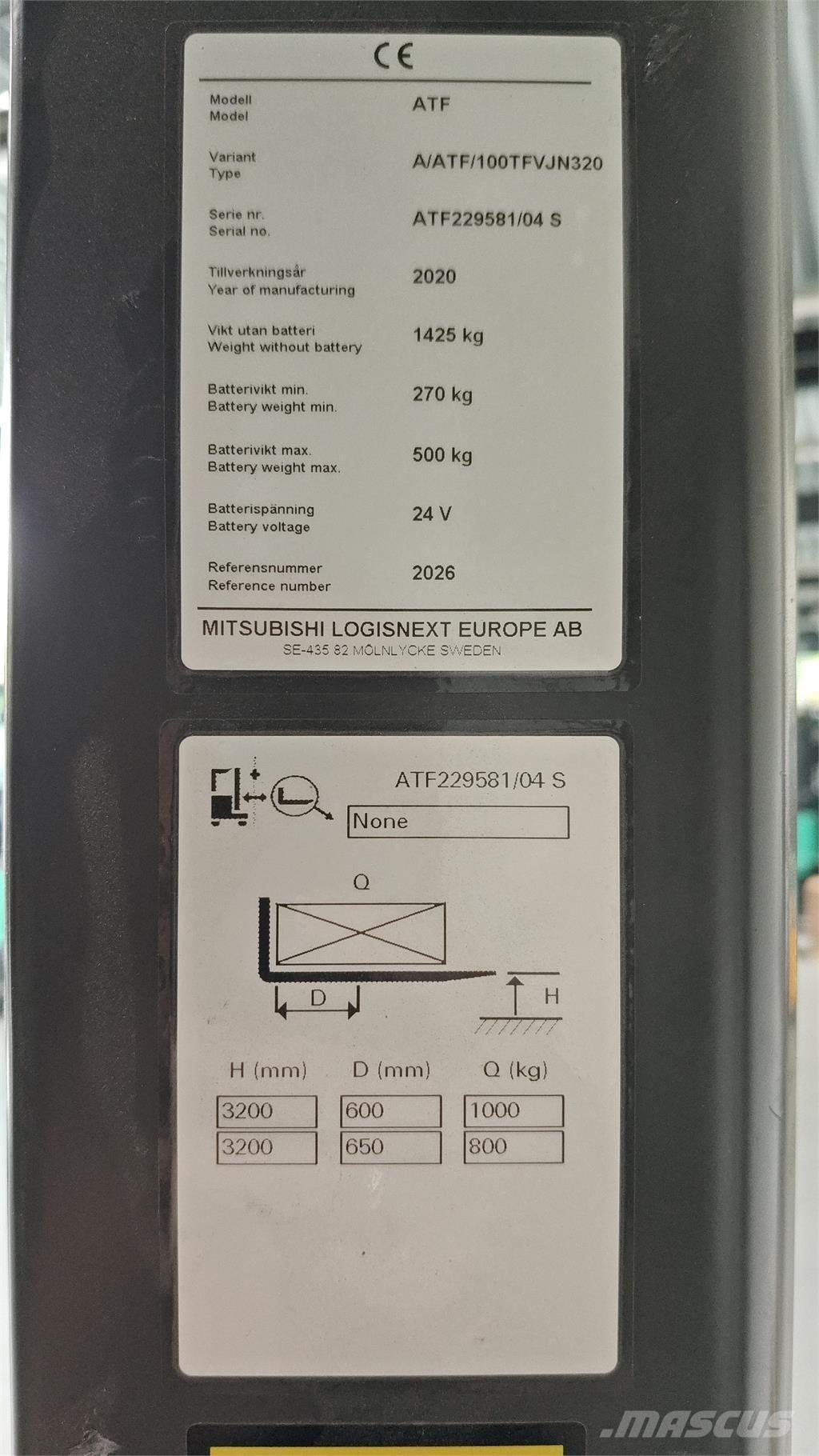 Atlet ATF Самоходные электроштабелёры