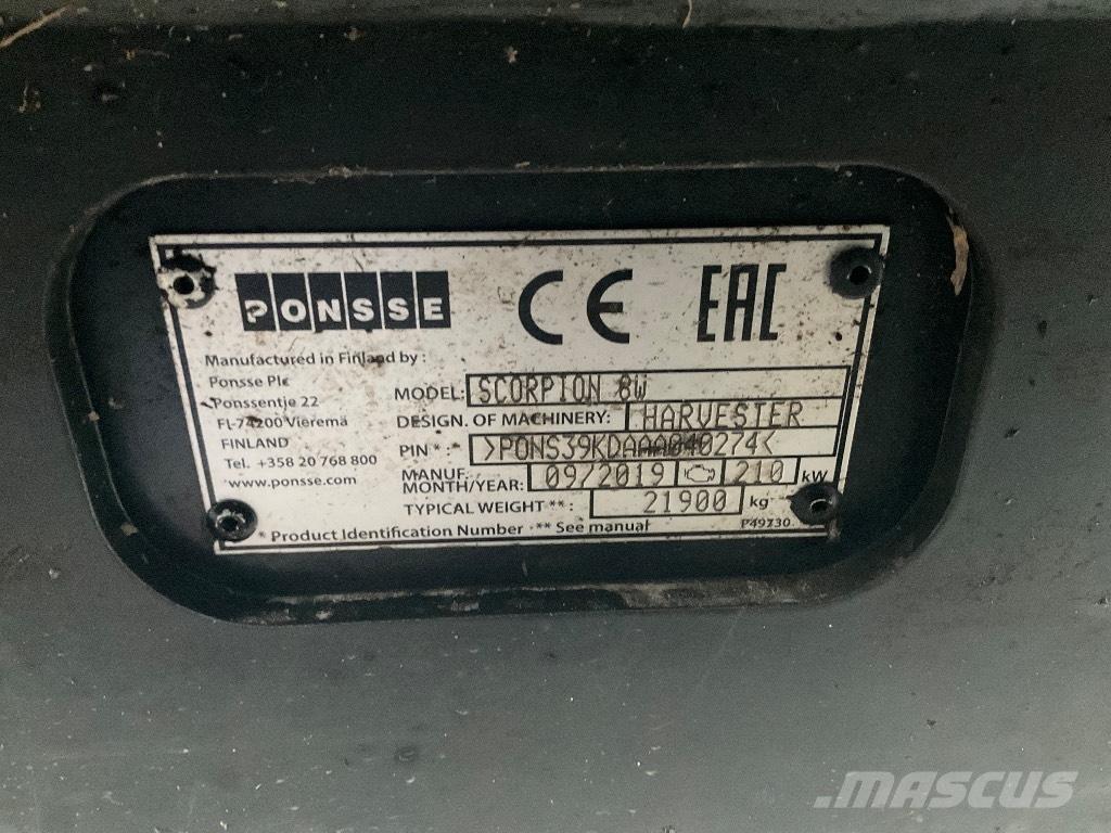Ponsse Scorpion Харвестеры