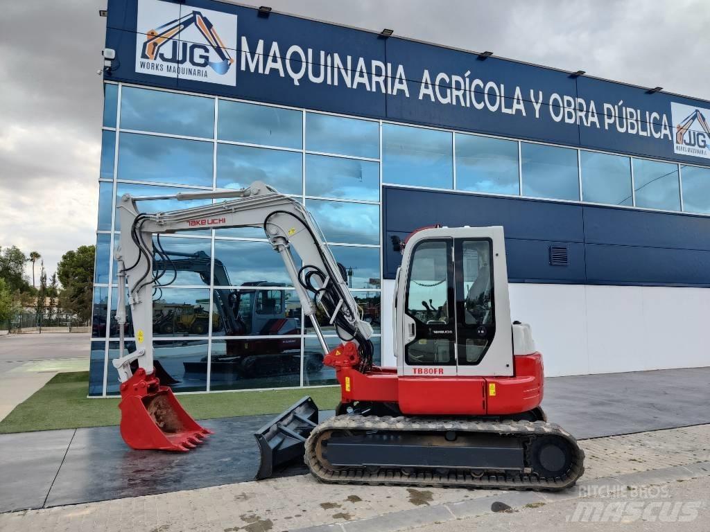 Takeuchi TB 80 FR Мини-экскаваторы