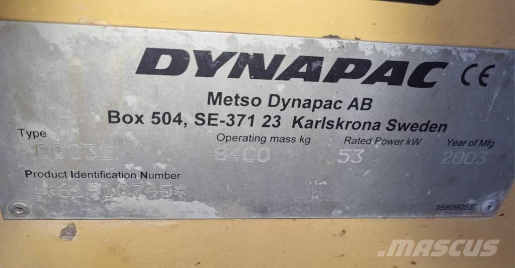 Dynapac CC 232 Катки тротуарные