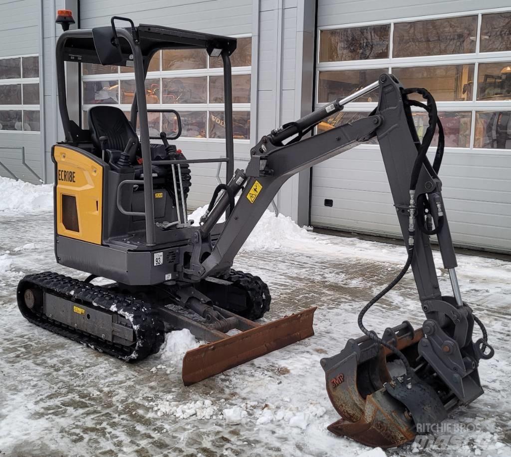 Volvo ECR18E Мини-экскаваторы