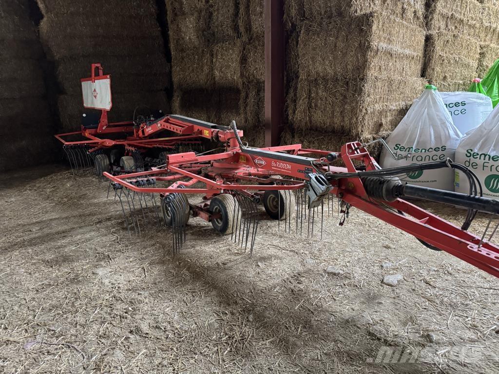 Kuhn GA 6632 + Рядковые косилки
