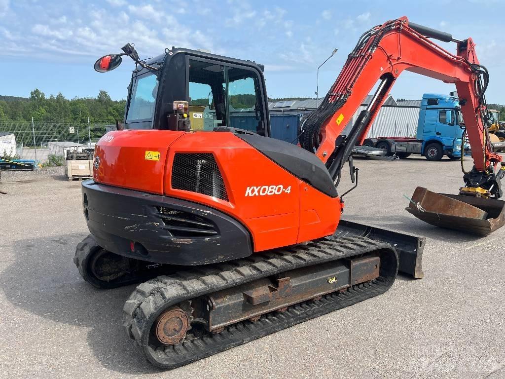Kubota KX 080-4 Малые экскаваторы 7т-12т