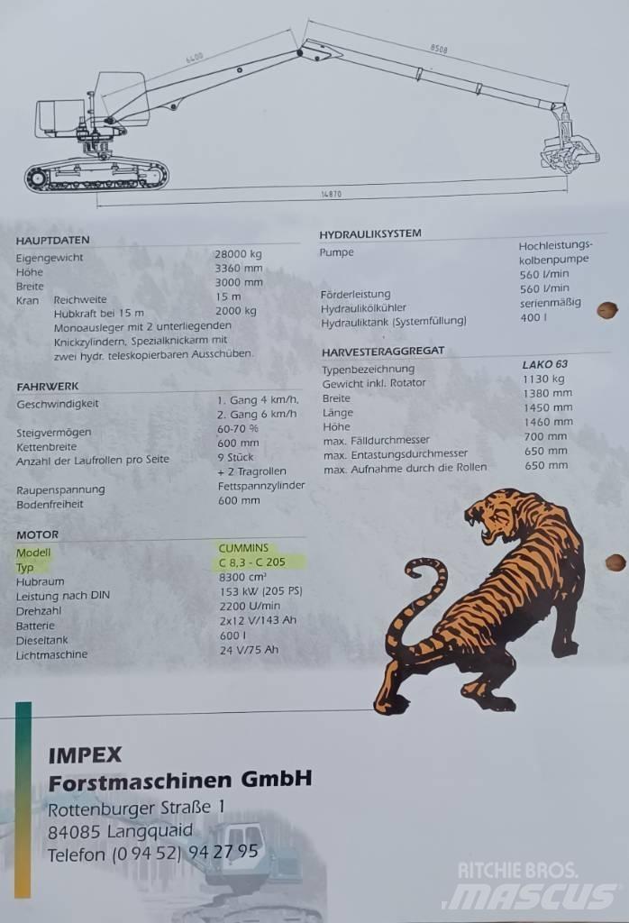 Impex Königstiger Харвестеры