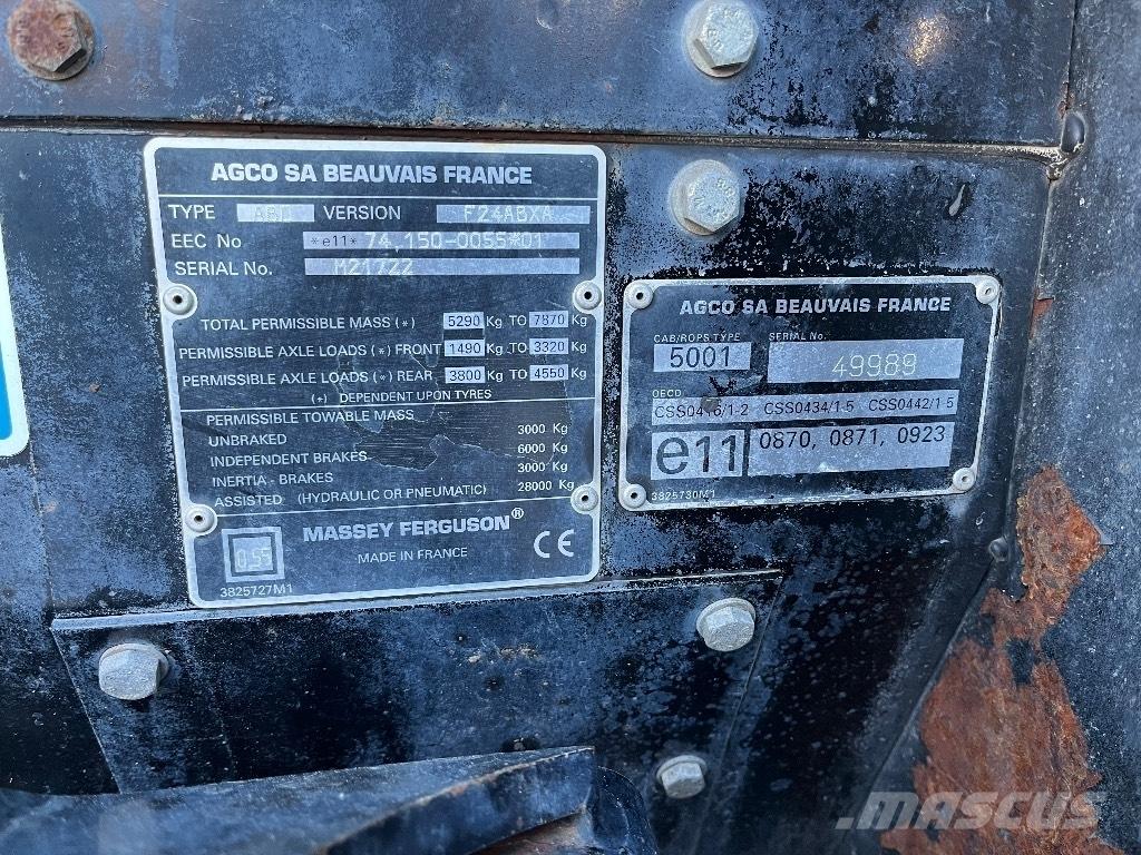Massey Ferguson 4365 Трактора