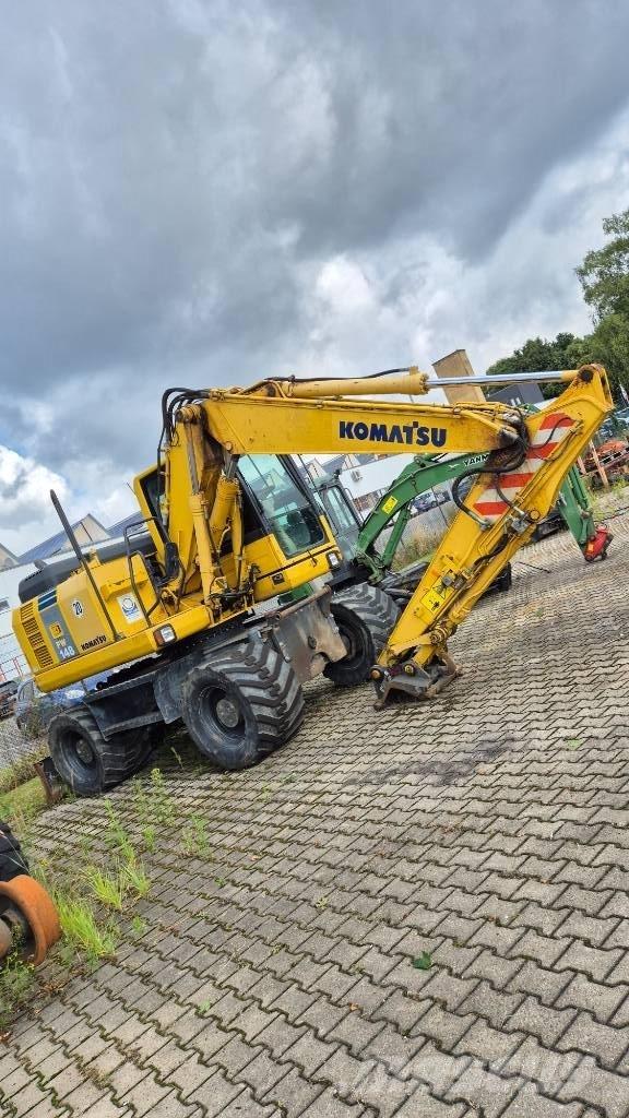 Komatsu PW148-8 Колёсные экскаваторы