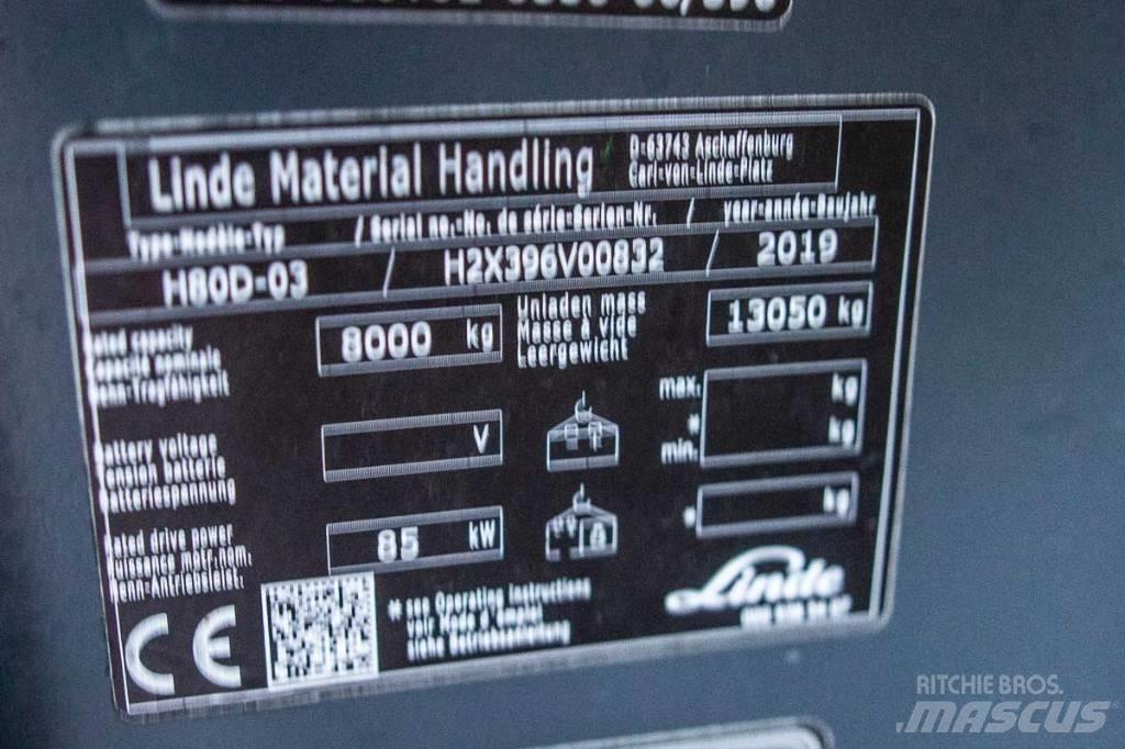 Linde H 80 D-03 Дизельные погрузчики