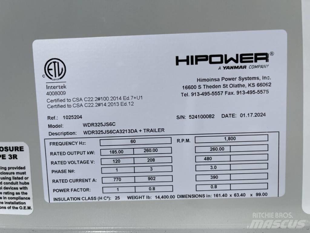 Hipower HRJW 325 Дизельные генераторы