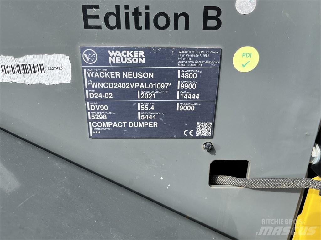 Wacker Neuson DV 90 Карьерные самосвалы