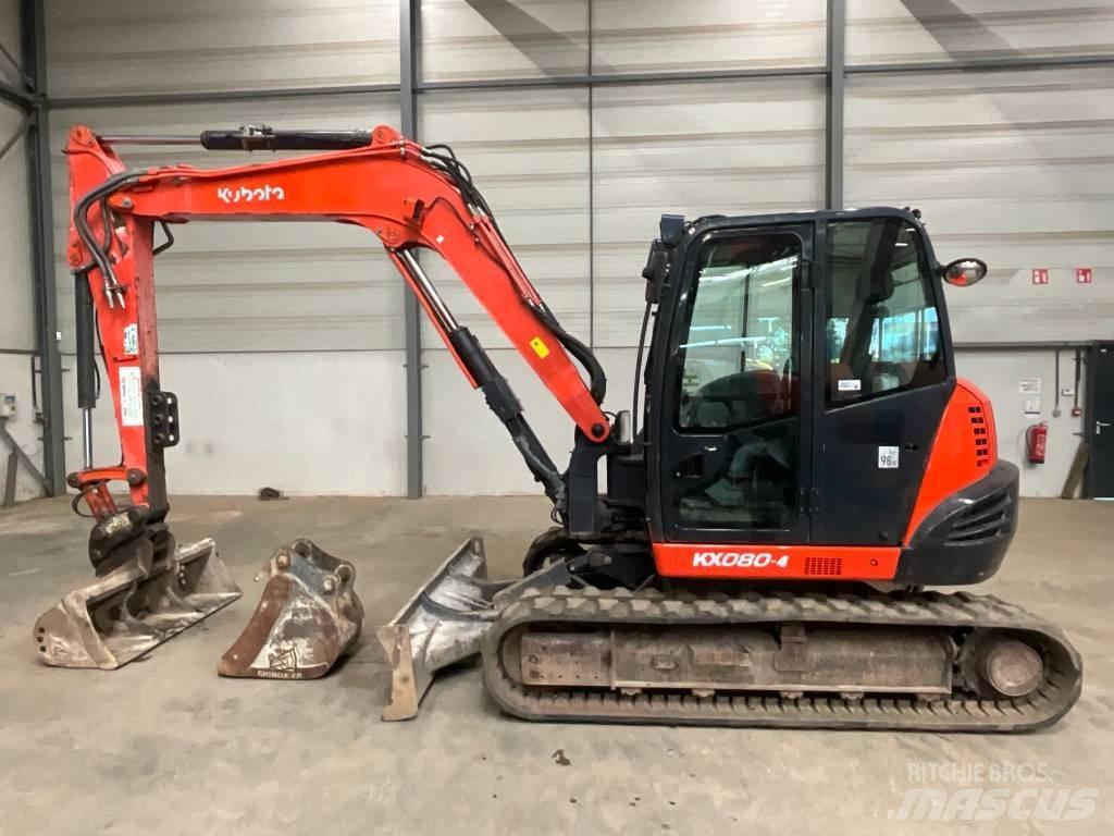 Kubota KX 080-4 Малые экскаваторы 7т-12т