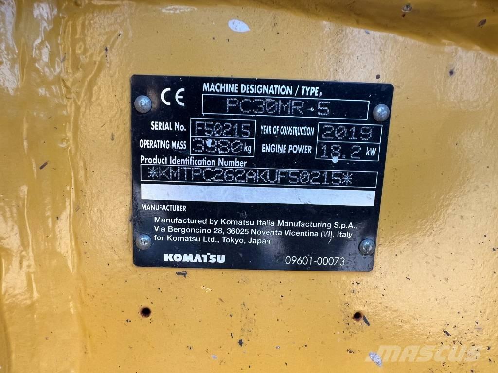 Komatsu PC 30 MR-5 Мини-экскаваторы