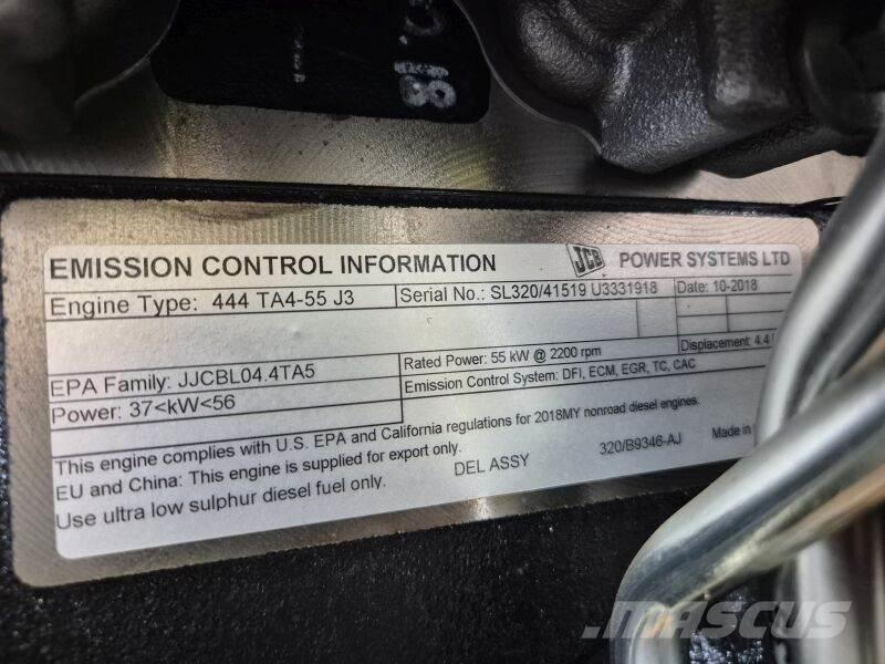 JCB 444 TA4-55 J3 Двигатели
