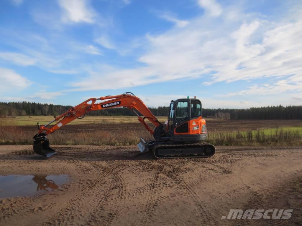Doosan DX 85 R Малые экскаваторы 7т-12т