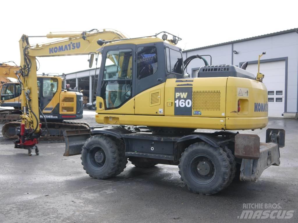 Komatsu PW 160-7E0 Колёсные экскаваторы