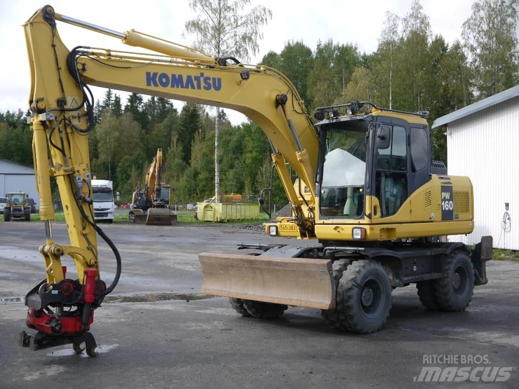Komatsu PW 160-7E0 Колёсные экскаваторы