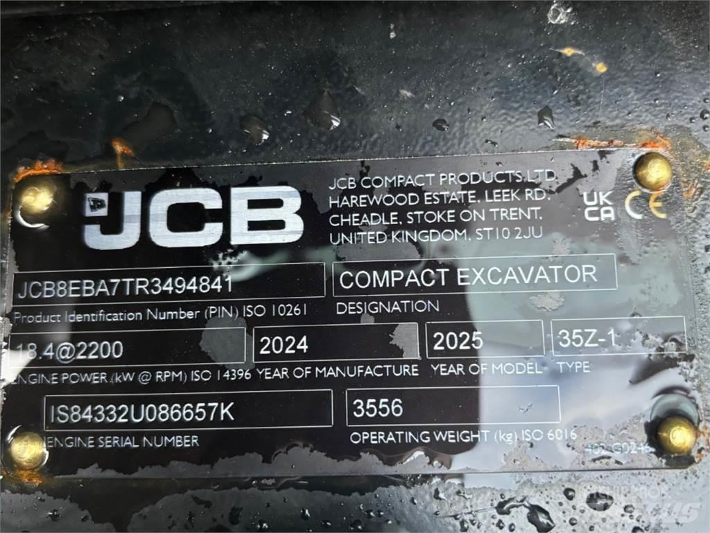 JCB 35Z-1 Мини-экскаваторы