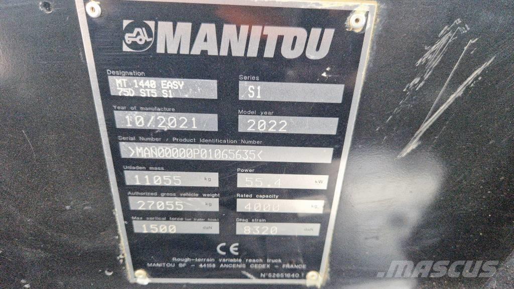Manitou MT 1440 Телескопические погрузчики