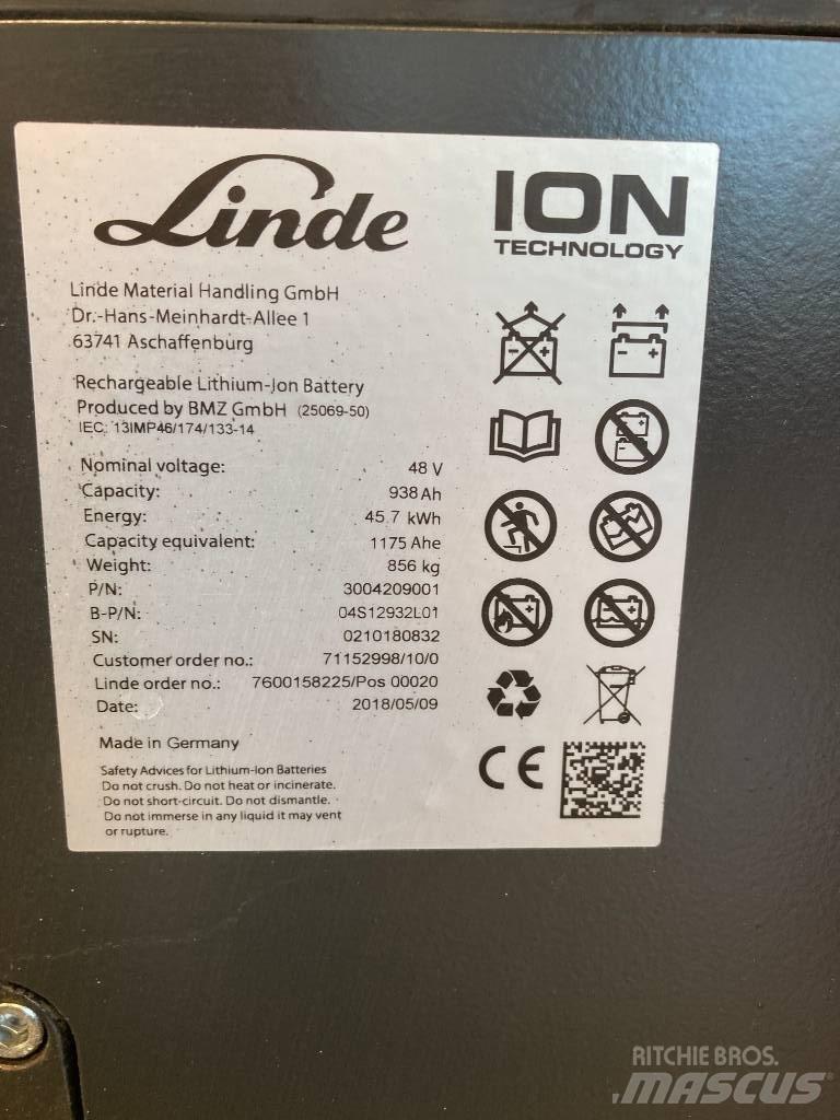 Linde E16/386 Li-ION Электропогрузчики