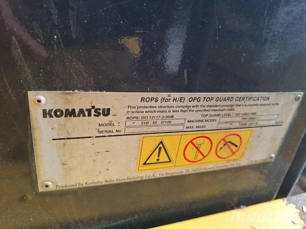 Komatsu PW 118MR-11 Колёсные экскаваторы