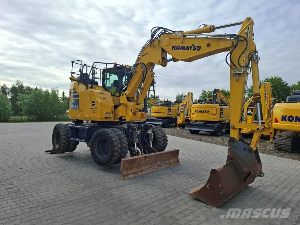 Komatsu PW 118MR-11 Колёсные экскаваторы