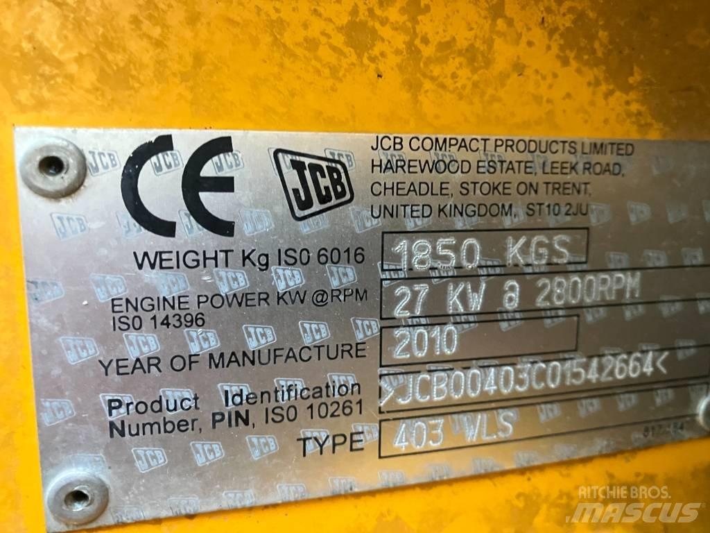 JCB 403 Многофункциональные сельскохозяйственные погрузчики