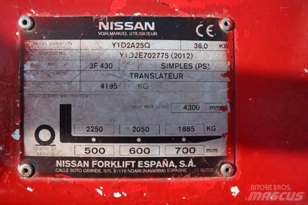 Nissan Y1D2A25Q Дизельные погрузчики