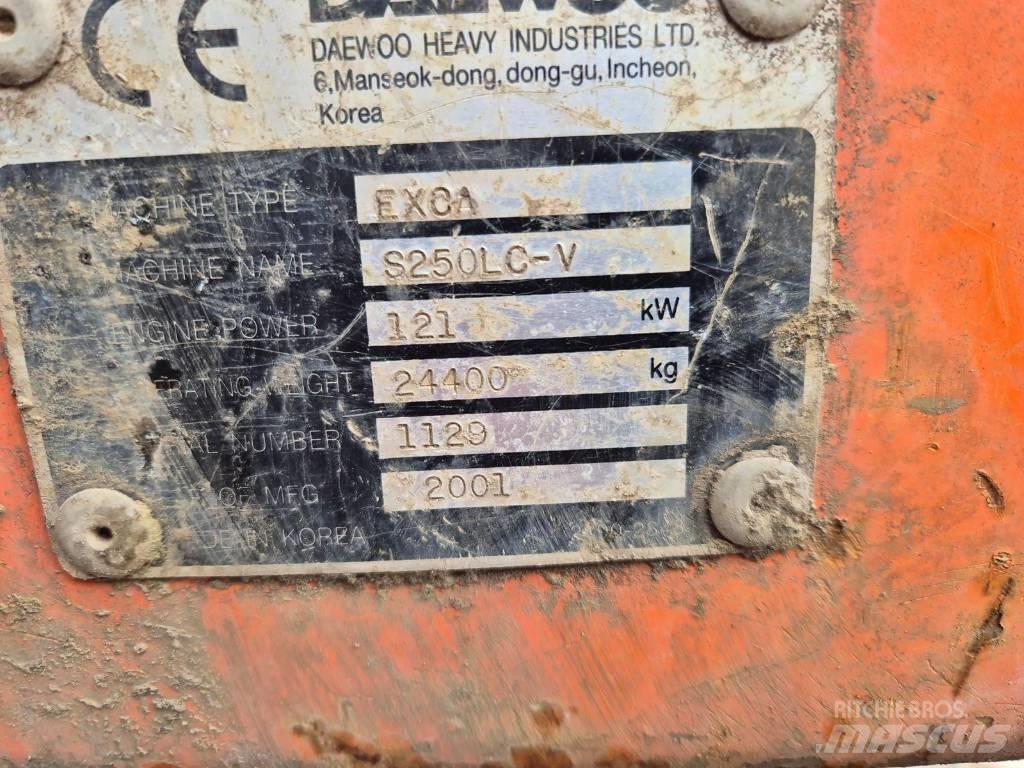 Daewoo S250 Гусеничные экскаваторы