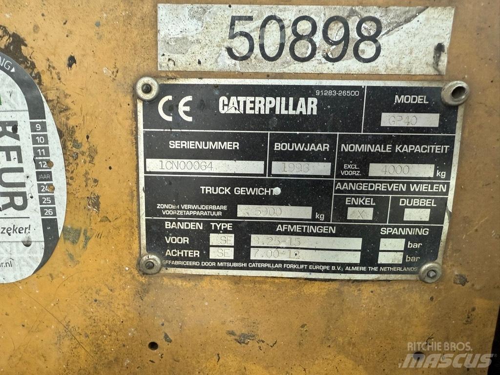 CAT GP 40 Газовые погрузчики