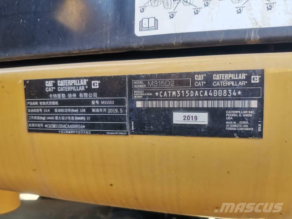 CAT 2019 CAT 315D2 Колёсные экскаваторы