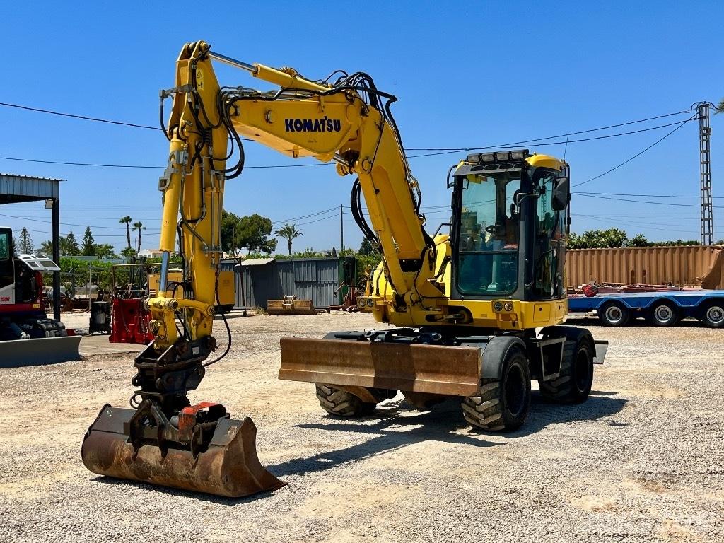 Komatsu PW 98 MR Колёсные экскаваторы