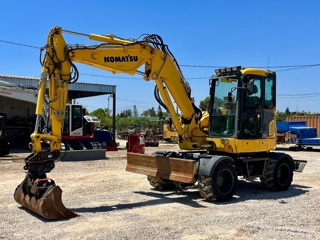 Komatsu PW 98 MR Колёсные экскаваторы