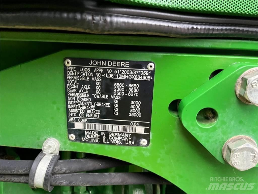 John Deere 6110 M Трактора