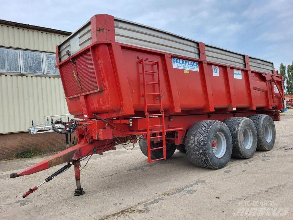 Delaplace 33 ton Тракторные самосвальные прицепы