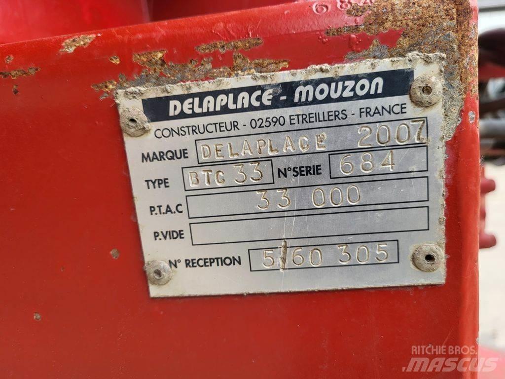 Delaplace 33 ton Тракторные самосвальные прицепы