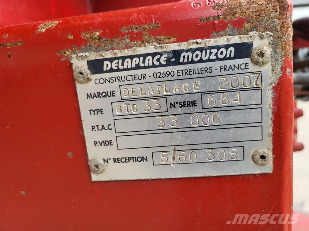 Delaplace 33 ton Тракторные самосвальные прицепы