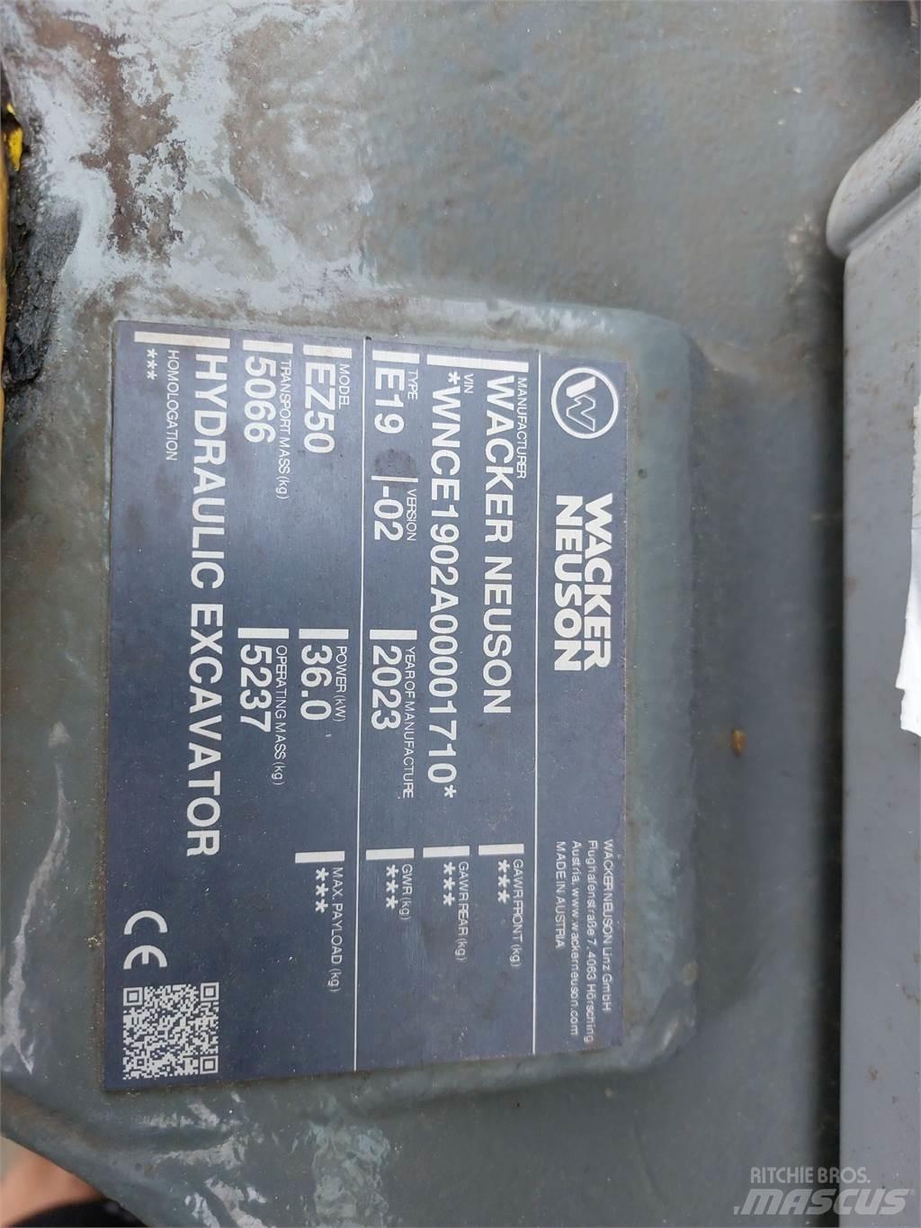 Wacker Neuson EZ50 Гусеничные экскаваторы