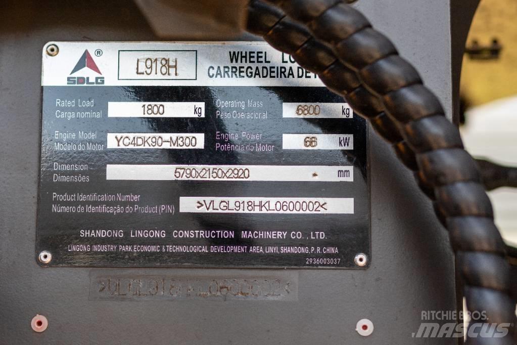 SDLG 918H Фронтальные погрузчики