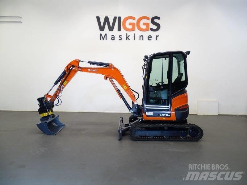 Kubota U 27-4 Мини-экскаваторы