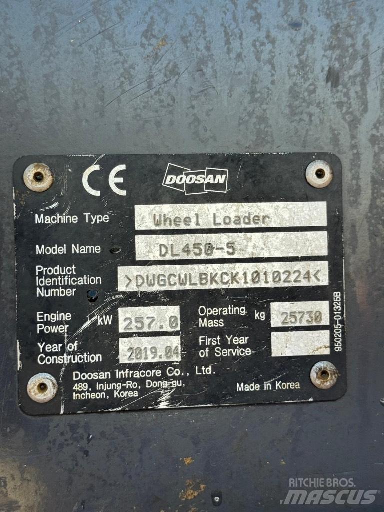 Doosan DL 450-5 Фронтальные погрузчики