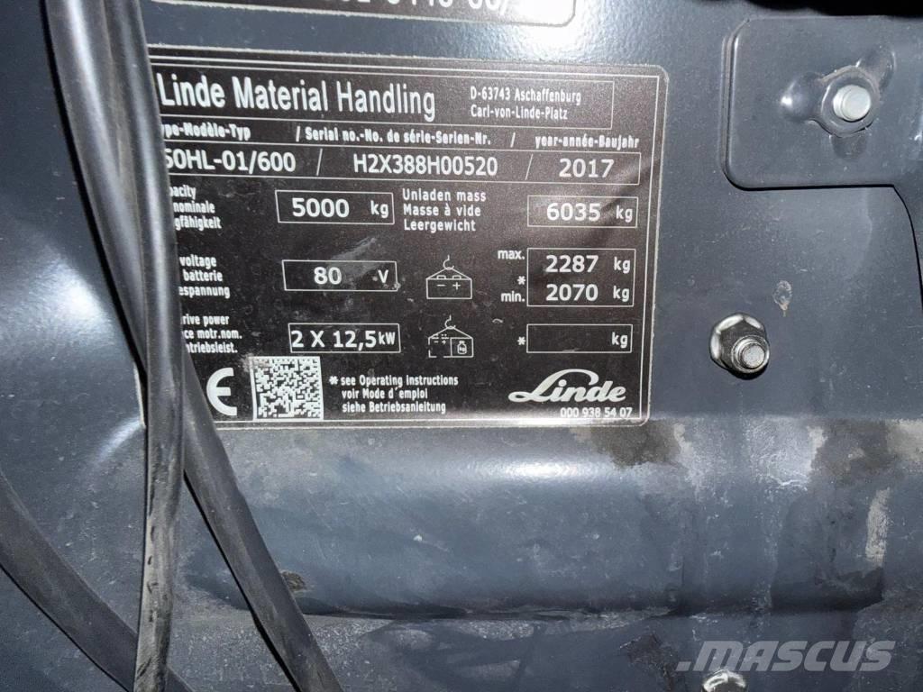 Linde E 50-02 Электропогрузчики