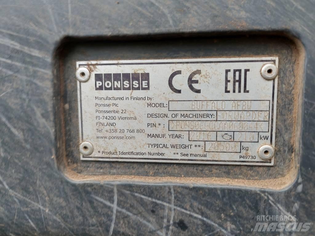 Ponsse BUFFALO AF 8W Форвардеры
