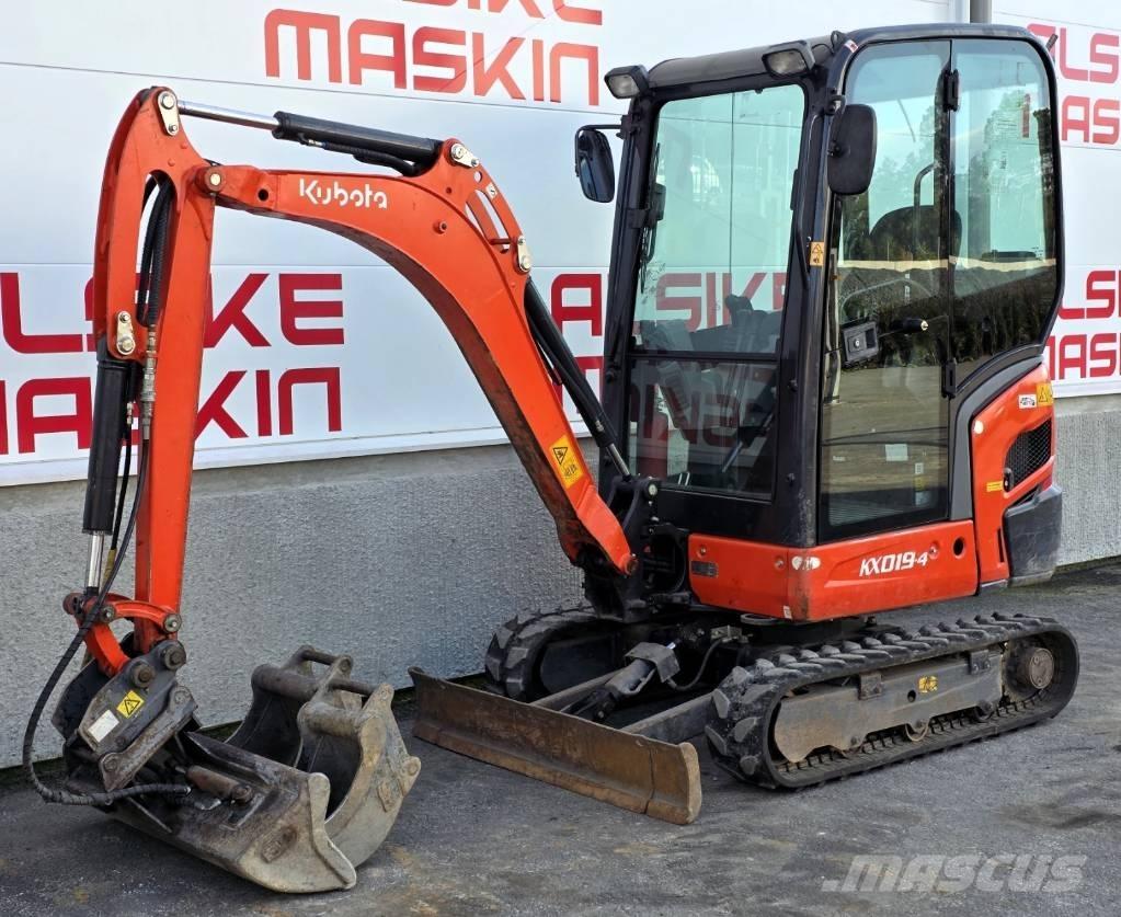 Kubota KX 019-4 Мини-экскаваторы
