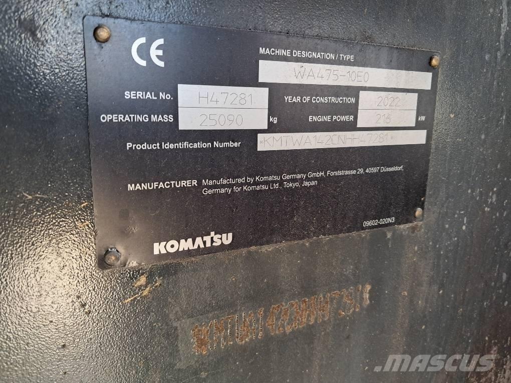 Komatsu WA475-10E0 Фронтальные погрузчики