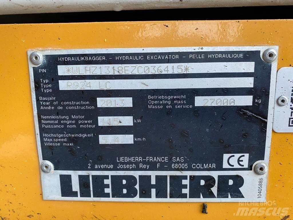Liebherr 924 Гусеничные экскаваторы