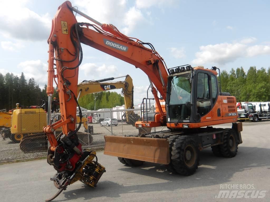 Doosan DX 160 W Колёсные экскаваторы