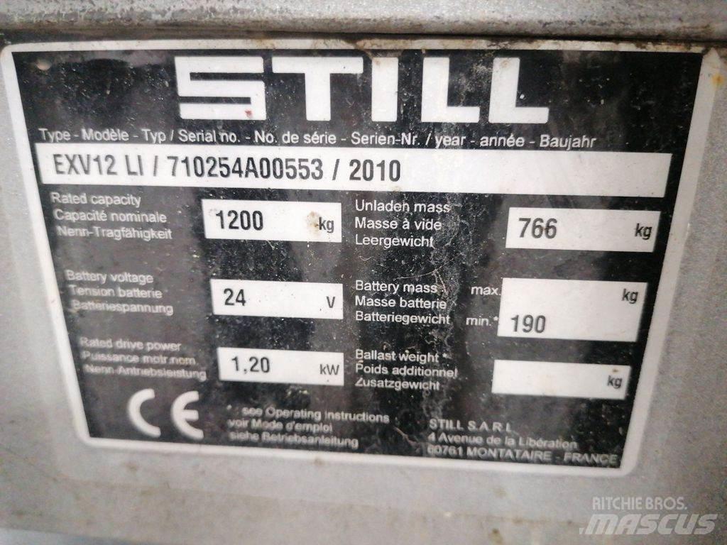 Still EXV12LI Ручные штабелёры с электроподъёмом