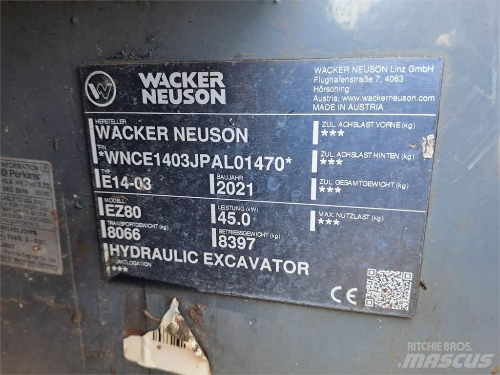 Wacker Neuson EZ80 Гусеничные экскаваторы