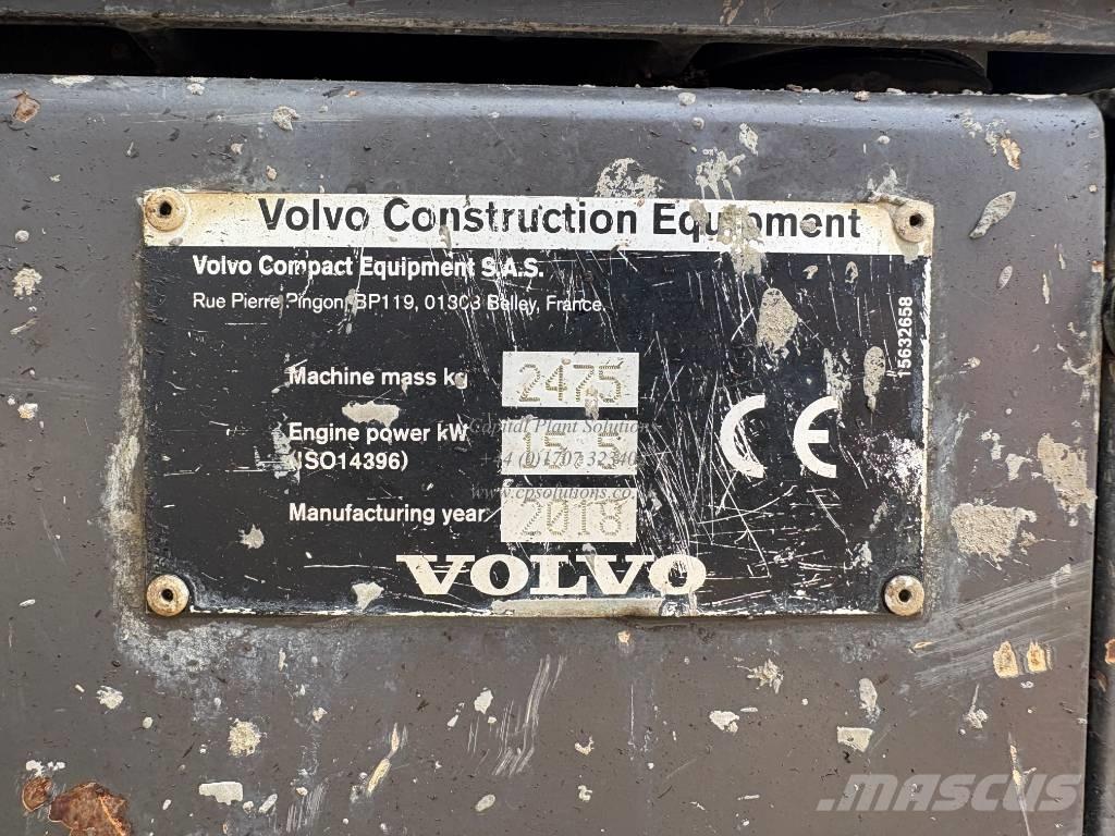 Volvo ECR 25 D Мини-экскаваторы