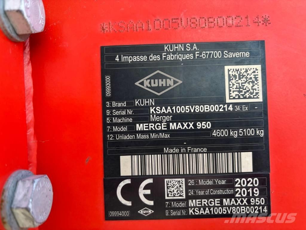 Kuhn Merge Maxx 950 Рядковые косилки